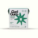Gud Gum Remineralizing Gum with Nano-Hydroxyapatite & Xylitol – Sugar-Free Chewing Gum for Fresh Breath & Oral Health – Tree Sap Base, Aspartame-Free, Gluten-Free – Natural Mellow Mint, 2 Pack