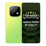 realme NARZO 70 Turbo 5G (Turbo Green,6GB RAM,128GB Storage) | Segment's Fastest Dimensity 7300 Energy 5G Chipset | Motorsports Inspired Design