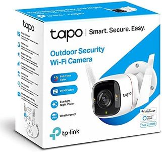 Tapo TP-Link 2K QHD Security Camera Outdoor Wired, Starlight Sensor for Color Night Vision, Free AI Detection, Built-in Siren, Cloud/SD Card Storage, Works with Alexa & Google Home C320WS