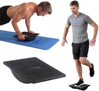 THERABAND Rocker Board Stability and Balance Trainer, Lateral Wobble Board, Core Strength Balance Board for Adults, Physical Therapy, Agility Training, Compact Non-Slip Design