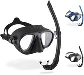 Cressi Calibro + Corsica Snorkeling Set - Black, Uni