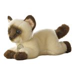 Aurora MiYoni 8-inch Siamese Soft Toy 10814 Brown and Beige