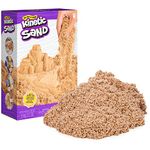 Kinetic Sand, 11lb (5kg) Natural Brown Bulk Play Sand for Arts and Crafts, Sandbox, Moldable Sensory Toys for Kids Ages 3+