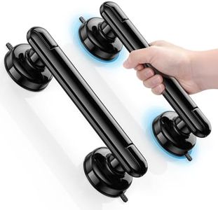 JOTPE 2 Pack Grab Bars for Bathtubs and Showers, No Drilling & Removable Shower Grab Bar Easy to Install, Heavy Duty Suction Grab Bars for Shower, Safety Shower Handle for Balance (11 inch)