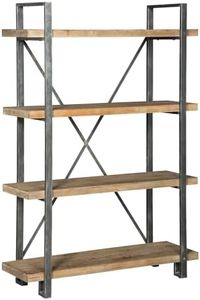 Signature Design by Ashley Forestmin Vintage 4 Tier Wood Bookcase, Light Brown