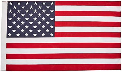 American Flag - 2.5 x 4 Feet Poly Cotton Flag with Pole Sleeve - Made in The USA - #25303M