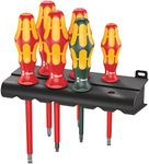 Wera - 5347777001 Kraftform Plus 160i/168i/6 Insulated Professional Screwdriver Set, 6-Piece