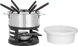 Trudeau Maison Lotto 11 Piece Stainless Steel 44 Ounce Fondue Set by Trudeau