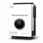 MuscleGrid 10.2KW 48V True Hybrid Solar Inverter | Heavy Duty Dual MPPT | Battery-Less Operation | Pure Sine Wave | WiFi App Monitoring | for Home & Office (2026 Model)