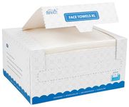 HOMEXCEL Face Towels XL,Disposable Makeup Remover Wipes,Soft Lint Free Facial Cleansing Towels,Biodegradable Dry Wipes Face Cloth Clean Towels for Sensitive Skin,50 Count