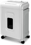 Aurora AU1262XA Anti-Jam 12-Sheet Crosscut Paper and CD/Credit Card Shredder, White/Gray