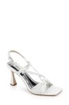 Badgley Mischka Women's Carmine Heeled Sandal, Soft White, 4 UK