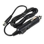 HQRP Car Charger for Uniden BC-350 BC350C BC350A BC355A BC355C Scanner, PRO340XL Mystic Portable CB Radio, 12-Volt Vehicle Power Adapter + HQRP Coaster