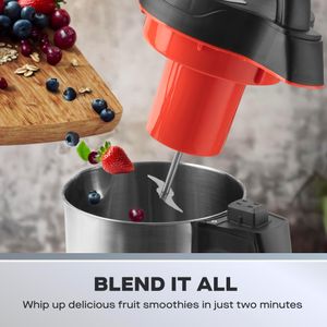 Daewoo 2-in-1 Soup Maker and Blender – Stainless Steel, 1.6L