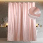 Blush Pink Glitter Shower Curtain: 