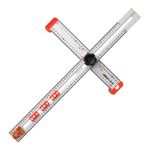 60cm T-Square Ruler High Precision Angle Ruler 2-in-1 Drilling Positioning Rulers 2024 New Woodworking Scribe Drawing Marking Gauge Tool Drilling Tools for Carpentry