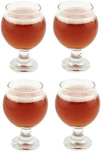 Libbey Belgian Beer Taster Glass 5 oz - 4 Pack w/ Pourer