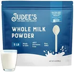 Judee's Whole Milk Powder 5 lb - 100% Non-GMO, rBST Hormone-Free, Gluten-Free & Nut-Free - Pantry Staple, Baking Ready, Great for Travel and Reconstituting - Made in USA