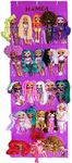 HOME4 Hanging Over The Door Storage Organizer Holder Compatible with Surprise Toys Dolls OMG Bar bie LOL (Purple)