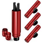 EDEN LIFE Car Window Breaker Seat Belt Cutter 4 Pack 2-in-1 Window Punch Multifunctional Auto Safety Hammer Portable Car Emergency Escape Tool Survival Gadgets for Land and Underwater (Red*4)