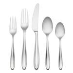 LENOX Cantera 65-Piece Flatware Set, 10.2 LB, Metallic