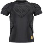 TUOY Youth Boys Football Padded Compression Shirt Padded Football Rib Chest Protector Baseball Softball Lacrosse