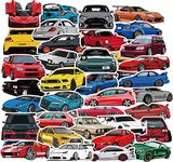 150Pcs JDM Sports Car Racing Stickers Pack for Kids Teens Adults, Perfect for Skateboard Guitar Waterbottles Laptop Luggage Car Bike, Durable, Waterproof Vinyl Stickers