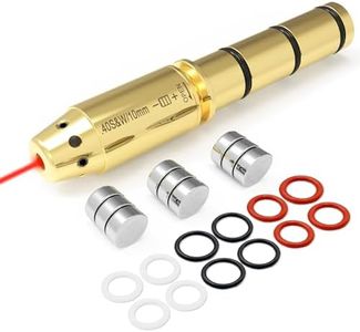 Angeebin Laser Boresighter for 10mm/.40S&W Firearms, End Barrel Laser Bore Sight Accurate and Easy Use