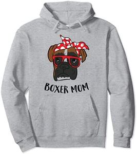 Divertente Boxer Mamma Boxer Mamma Cane Carino Boxer Felpa con Cappuccio
