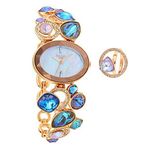 Titan Raga Moments of Joy Mother of Pearl Dial Women Multicolor Analog Watch with Metal Strap-NS95126WM01F