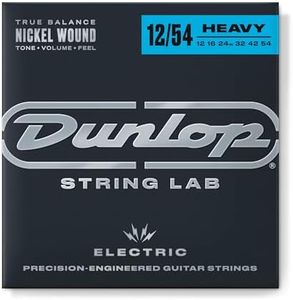Dunlop den1254 Heavy cuerdas para guitarra eléctrica de níquel, 12 – 54