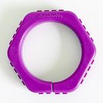 Sensory Direct Chewbuddy Wrist Bangle - Pack of 1, Sensory Toy for a Fidget, Chew or Teething Aid | for Kids, Adults, Autism, ADHD, ASD, SPD, Oral Motor or Anxiety Needs | Purple