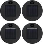 Solar Lights Replacement Top 2 Pack for Outdoor Hanging Lanterns (4packs(2.76inch))