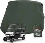 Golf Cart Cover 4 Seater roof up to 80" L Green, fits EZGO, Club Car and Yamaha G/YDR Model