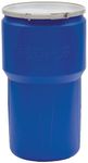 Eagle 1610MB Blue High Density Polyethylene Lab Pack Drum with Metal Lever-Lock Lid, 14 Gallon Capacity, 26.5" Height, 15" Diameter