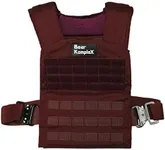 Bear KompleX Weight Vest - Increase Resistance & Intensify Your Workout - Solid Construction, Fully Adjustable Fit - Running, Hiking, HIIT - Heavy Duty Nylon & Steel Alloy Buckles - Plates Separate