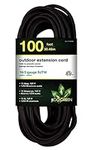 Perfpower Go Green 16/3 SJTW Outdoor Extension Cord, 100-Feet, Black