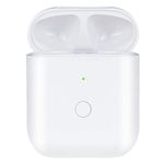 Wireless Charging Case for Airpods - Airpod Charging Case Replacement Compatible for Airpods 1 2 with Bluetooth Pairing Sync Button, Airpods Charger Case 1/2 Generation (Airpods1&2 Lightning)