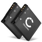 CELLONIC 2x Battery LB-050 LB-052 compatible with Kodak PIXPRO FZ151, PixPro FZ152, PIXPRO SPZ1 3.6V - 3.7V 730mAh