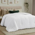 Utopia Bedding All Season Down Alternative Quilted Comforter Full Size- Duvet Insert with Corner Tabs- Machine Washable - Bed Comforter – White