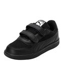 Puma Unisex-Kid -Punch Comfort Jr Black-Black Sneaker - 3UK (39613101)