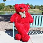 Joyfay 91" Giant Teddy Bear Red Hug