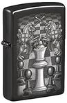 Zippo High Polish Chess Design Wind