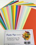 DALTON MANOR COLOURED PAPER A4 80GSM - 125 SHEET PACK - 25 COLOUR MIX