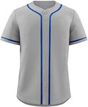 KXK Blank Baseball Jersey for Men C