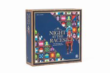 Professor Puzzles Night At The Races Horseracing Board Game | Family Party Fun | Place Your Bets | Roll The Dice To Move Your Horse Along The Track | Win The Race And Claim The Prize Money | Ages 12+