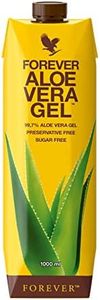 Forever Aloe Vera Gel (1 litro di succo da bere), 100% puro gel di aloe vera, senza zucchero, senza aggiunta di conservanti, vitamina C