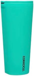 Corkcicle Classic Triple Insulated Coffee Mug with Lid, Neon Lights Kokomo, 24 oz – Stainless Steel Travel Tumbler Keeps Beverages Cold 9+hrs, Hot 3hrs – Cupholder Friendly Travel Coffee Tumbler
