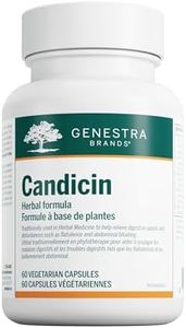 Genestra Brands - Candicin - with Essential Oils from Ginger and Wormwood to Relieve Digestive Upsets - 60 Vegetable Capsules