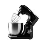 Haden 800W Electric Kitchen Stand Mixer - 3 Attachments: Eggbeater, Dough Hook & Stainless Steel Whisk - 4.5L Stainless Steel Bowl - Stand Mixer For Baking